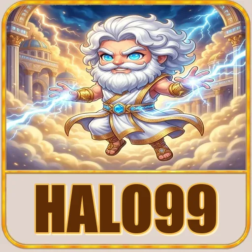 Pratinjau visual kanal unduhan halo99 APK resmi 512×512